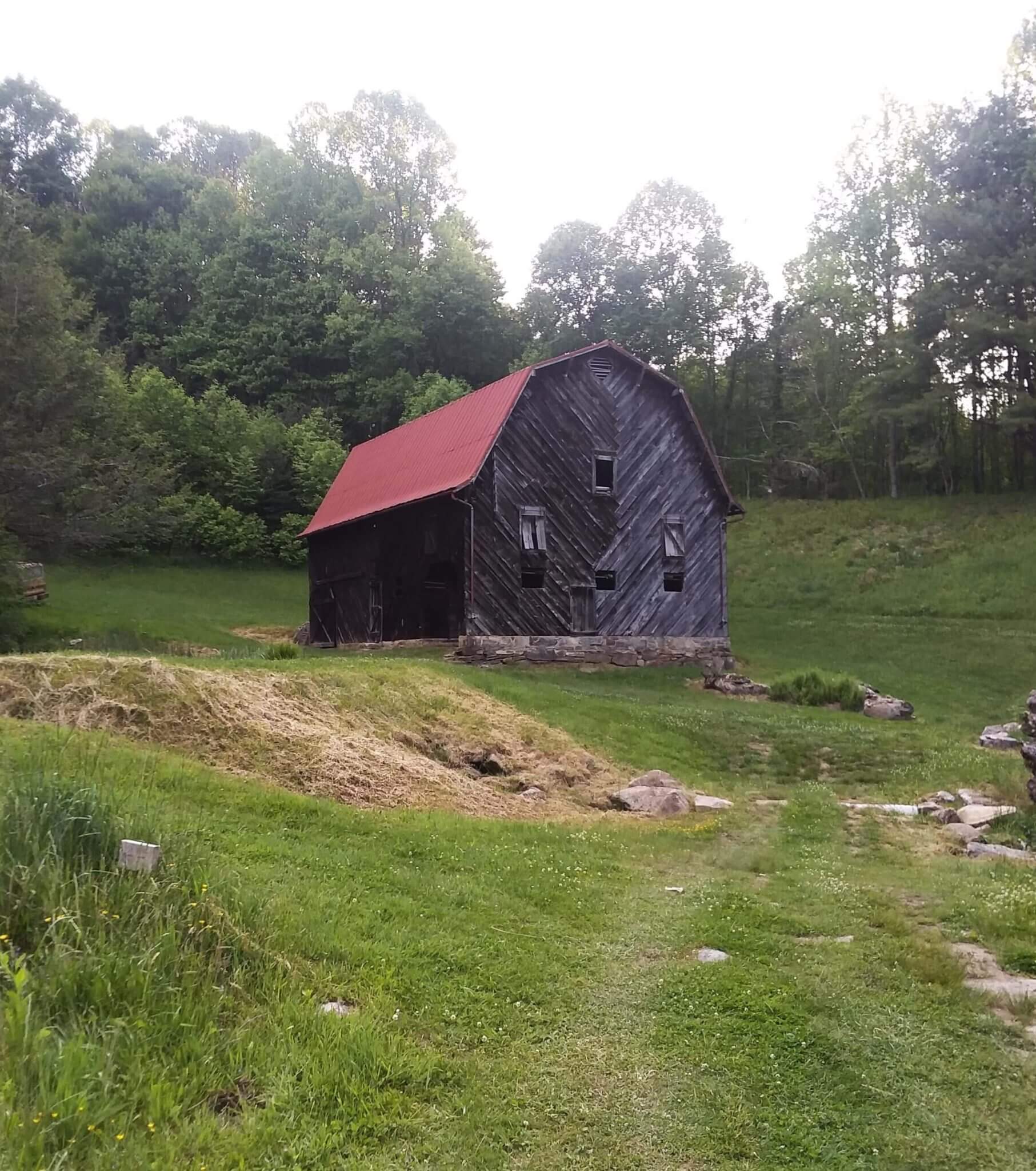 Old barn on the property